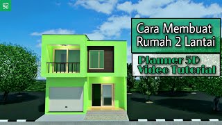 Cara Membuat Rumah Tingkat Di Planner 5D - How To Make a Second Floor | Tutorial Planner 5D