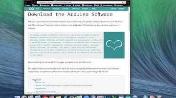 How to Install the Arduino IDE on MAC