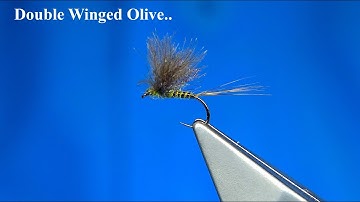 Tying a Double Winged Olive Dun Dry Fly with Davie McPhail