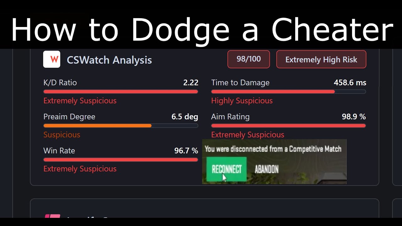 CS2: Competitive - How to dodge a cheater - YouTube