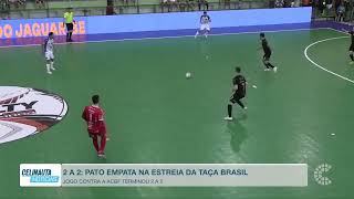 Pato Futsal fica no empate na abertura da Taça...