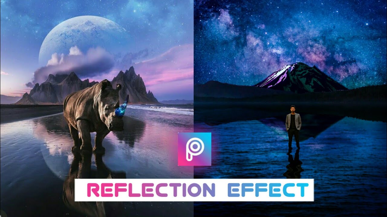 Cara Membuat Efek Refleksi Di Aplikasi Picsart Reflection Effect