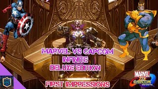 Marvel Vs Capcom Infinite Review & First Impressions PS4 | Deluxe Edition Infinite Character Pass 4K