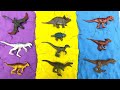 10 Jurassic World Action Dinos | Tyrannosaurus Ankylosaurus Indominus Rex