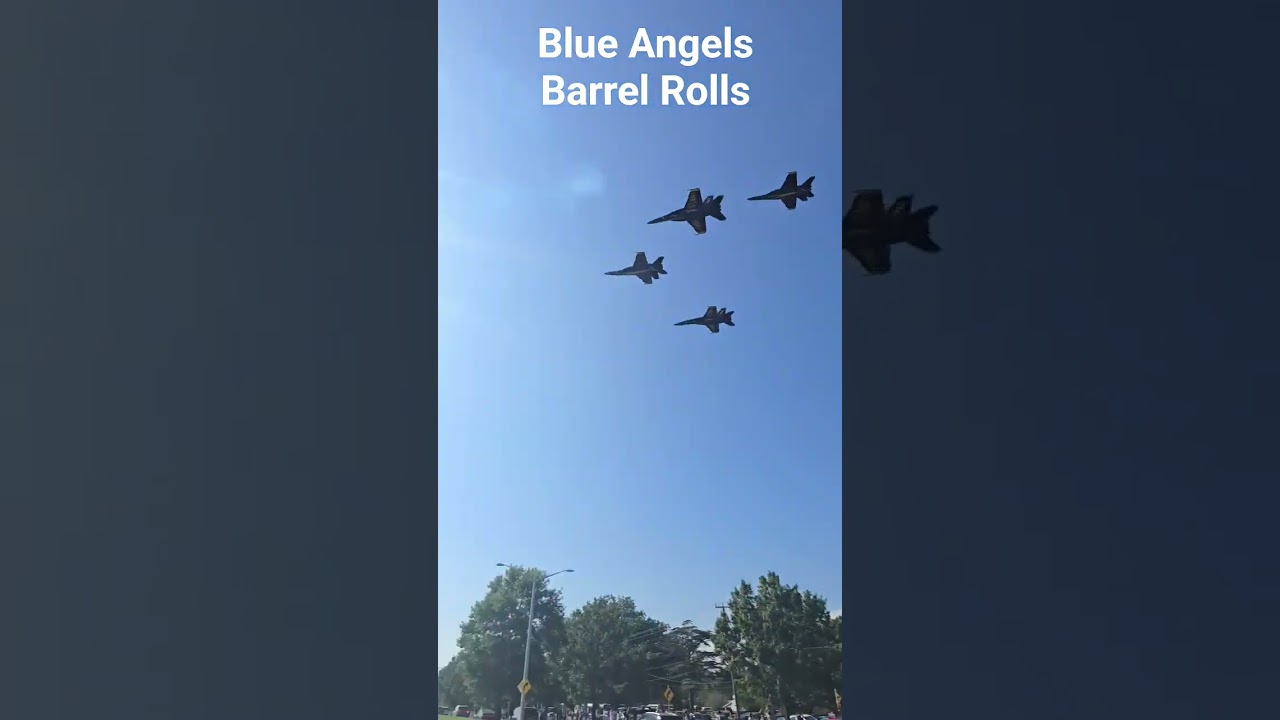 Blue Angels Barrel Rolls NAS Oceana Air Show 2025 