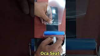 How to apply oca seat easy method||OCA लगाने का best तरीका||Notch lcd पर extra oca cut ऐसे करे#short