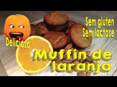 Vídeo: Muffin De Laranja Com Amêndoas