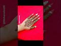 Back hand mehandi design #shorts #trending #mehndi #youtubeshorts #viralshorts