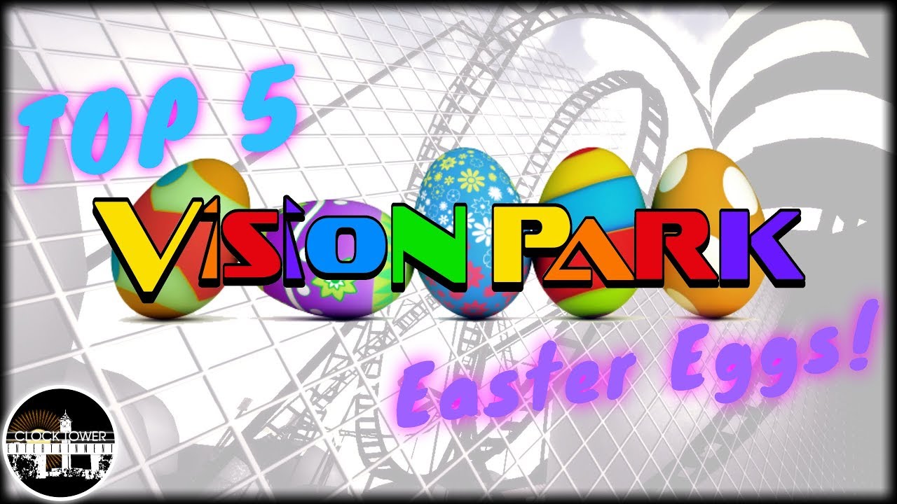 Top 5 Easter Eggs In Vision Park Youtube - vision park theme park christmas roblox