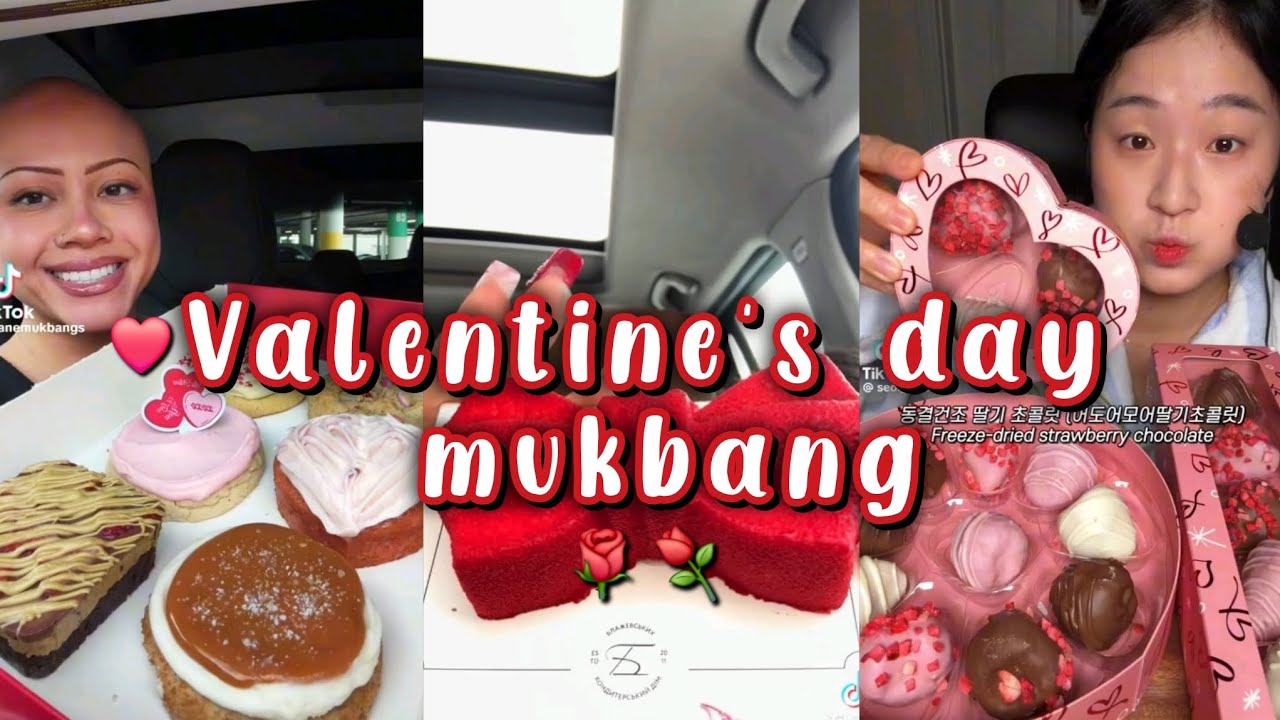 VALENTINE'S DAY MUKBANG⚘️❤️