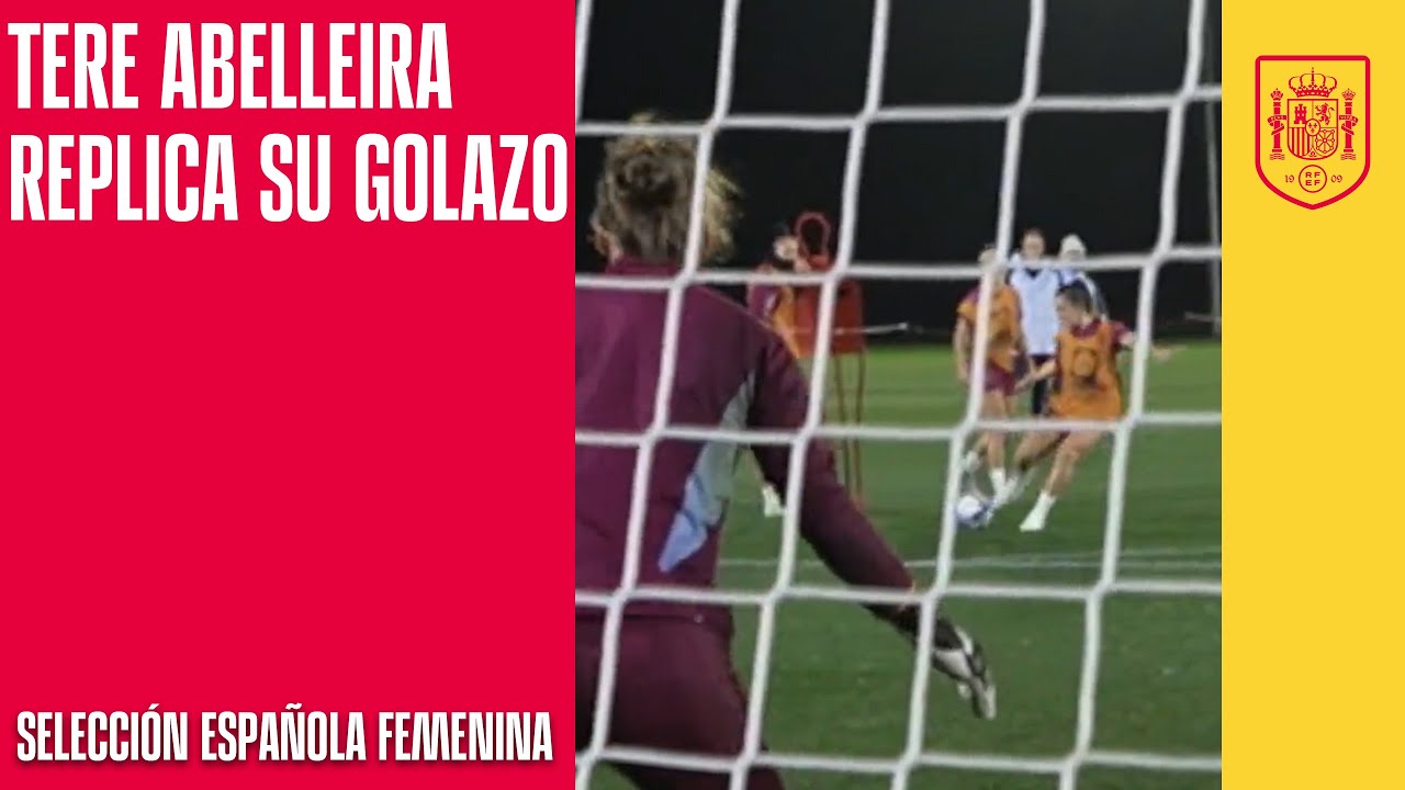 Tere Abelleira replica entrenando su golazo a Zambia | 🔴 SEFUTBOL