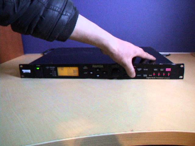 S419 RAMSA WZ-DM35 デジタルマルチプロセッサー - YouTube