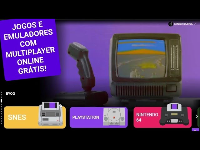 Como jogar games retro - direto do navergador - até 4 player! Online! 