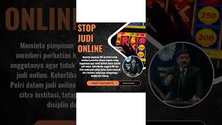 Menko Polhukam meminta TNI dan Polri untuk memberi perhatian khusus agar tidak terlibat judi online
