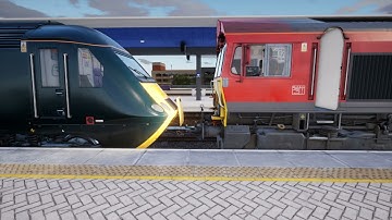 BR Class 66 coupling to BR Class 43 HST #shorts