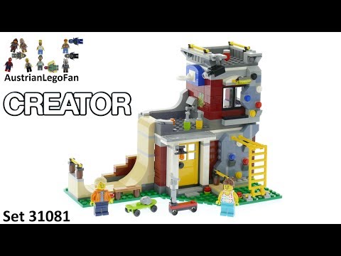 Lego Creator 31081 Modular Skate House - Lego Speed Build Review