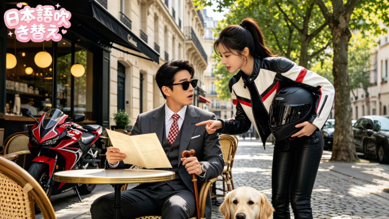 The CEO pretended to be blind and drove away the suitors. But then, a village girl on a motorcycle kindly read the menu aloud! Love has begun! #drama #中国ドラマ#ショートドラマ#社長