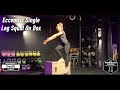 Eccentric single leg squat on box gymnastics programming