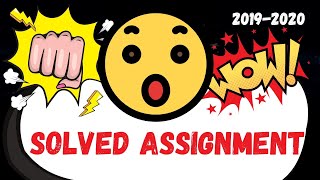 IGNOU|BSHF101|SOLVED ASSIGNMENT|2019-2020|HOW TO WRITE YOUR ASSIGNMENTS|IGNOU WORLD|#BSHF101