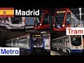 Trains in Madrid (Metro, Tram)