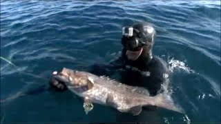  SPEARFISHING from the other shore, Ceuta - English version