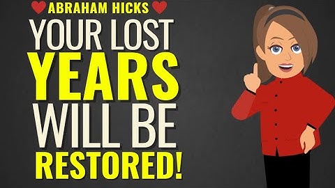 The Universe Will Return Everything You Lost — But Only If You Do This | Abraham Hicks 2025
