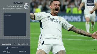 Real Madrid 2 (4) - (3) 1 Bayern Munich Post-Match English Dub - UEFA Champions League - Vini MVP