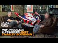 RAF Regular & Reserves race team meet Charley Boorman