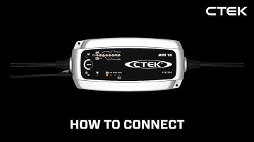 Tutorials   CTEK MXS 10   How to connect