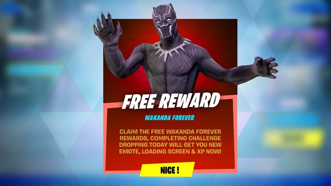 FORTNITE WAKANDA FOREVER CHALLENGES - YouTube