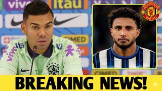 CASEMIRO BREAKS SILENCE ABOUT EDERSON'S TRANSFER TO MAN UNITED TRANSFER! MAN UNITED NEWS