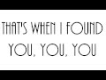 The Wanted - I Found You LYRICS