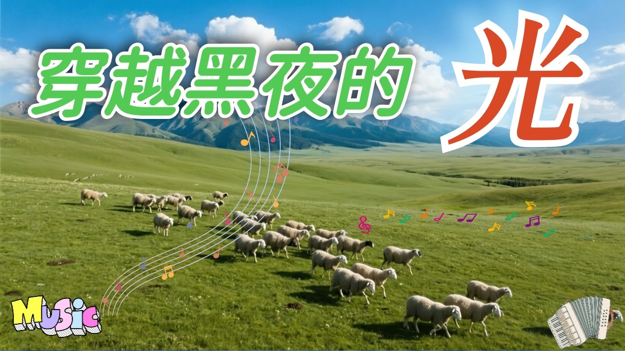 《穿越黑夜的光》｜基督教敬拜诗歌｜十字架与恩典赞美