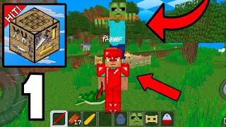 MultiCraft - Build and Mine - Survival - gameplay part 1  (Best MCPE COPY ??) screenshot 1
