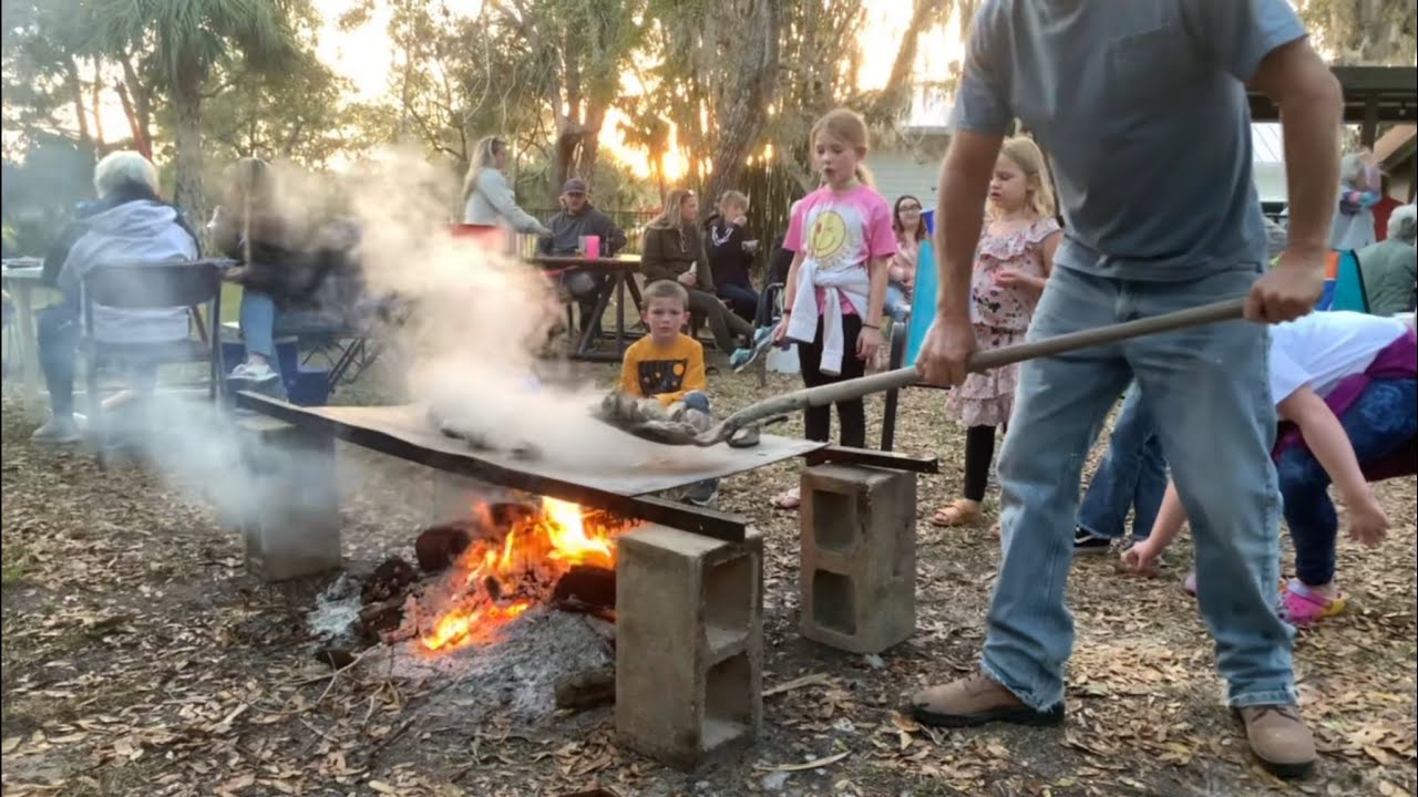 Traditional Florida Oyster Roast