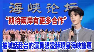 海峽論壇廈門召開　演員張凌赫現身：期待兩岸有更多合作