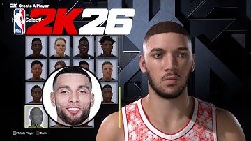 NBA 2K26 | Zach LaVine Face Creation