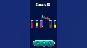 Water Sort Puzzle PC Classic 12 #short #shorts #shortsfeed #youtubeshorts #shortvideo  #gaming