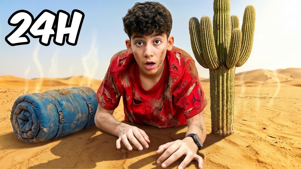 Surviving 24 Hours in the Desert Challenge - YouTube