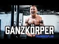 GANZKÖRPER TRAININGSPLAN für das Fitnessstudio  Workout für Anfänger und Fortgeschrittene im Gym