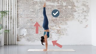 Do THIS to learn to handstand FAST