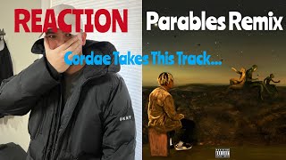 FIRST TIME HEARING Cordae - Parables Remix FT. Eminem (Reaction)