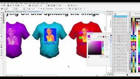 CorelDRAW Color Factory Plugin Working with Monochrome Tritones