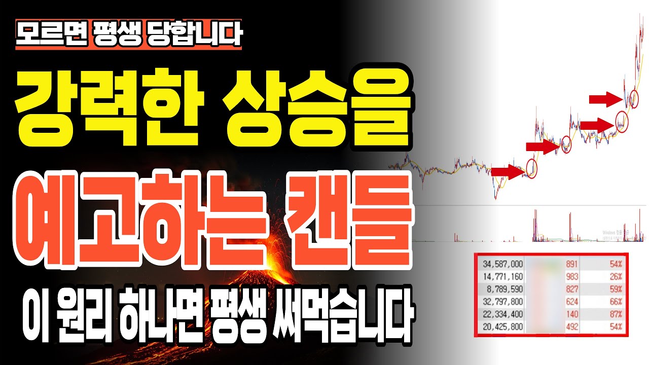 이런 음봉 나오면 절대 던지지 마세요 '이 캔들뒤에 매수하면 급등나옵니다' 개미만 모르는 진짜 상승 신호(상승 음봉 모르면 평생 손실입니다)
