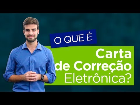 O que é Carta de Correção Eletrônica?