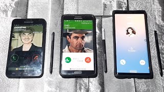 Triple Samsung Galaxy Note Incoming Calls At Same Time Resimi