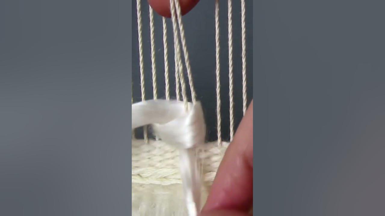 Soumak weaving lesson for beginners YouTube