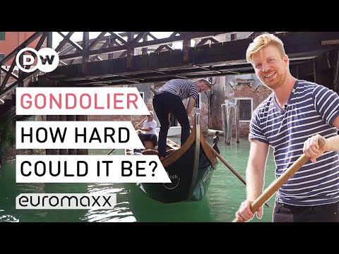 Video: Gondoliers - who are they? Venetian gondoliers