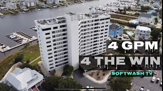 4 GPM Pressure Washer vs. 11-Story Building - The Ultimate Pressure Washing Challenge screenshot 5