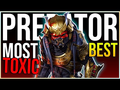 GOLD SAMURAI PREDATOR *MOST TOXIC* BUILD in Predator Hunting Grounds  Gameplay